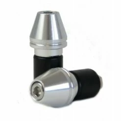 Custom Vélo Embout De Guidon Alu Poli Chrome