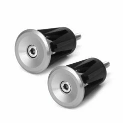 Custom Vélo Embout De Guidon Alu Light Silver