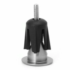 Custom Vélo Embout De Guidon Alu Light Silver -Custom Vélo Soldes embout de guidon alu silver velo cintre fixie cruiser light 1 4