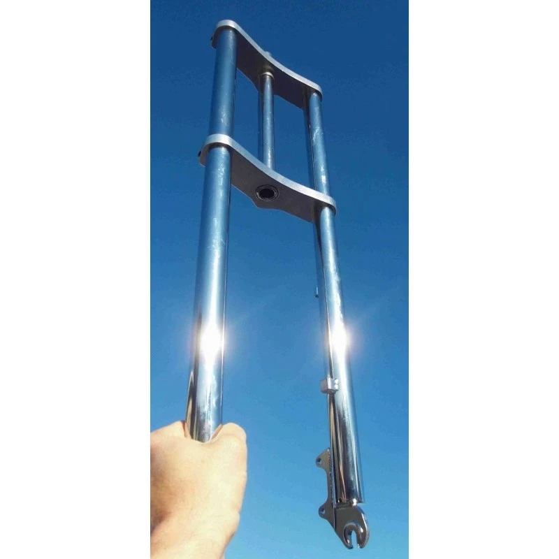 Custom Vélo Fourche Crown Double Bras 660 Chrome 1 1/8" Extra Large 4 Custom Vélo Fourche Crown Double Bras 660 Chrome 1 1/8" Extra Large – Image 4