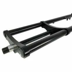 Custom Vélo Fourche Crown Double Bras 660 Noir 1 1/8" Extra Large -Custom Vélo Soldes fourche double bras 660noir velo chopper customisation fatbike 1 1 8 2