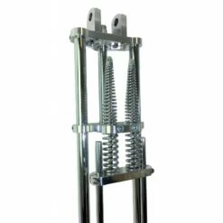 Custom Vélo Fourche Double Bras Chopper Springer Disc Chrome 1 1/8" -Custom Vélo Soldes fourche double bras 74cm triple velo chopper customisation 1 1 8 2