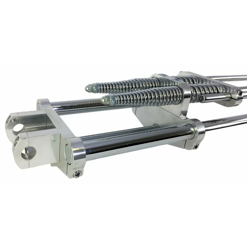 Custom Vélo Fourche Double Bras Chopper Springer Disc Chrome 1" 2 Custom Vélo Fourche Double Bras Chopper Springer Disc Chrome 1" – Image 2