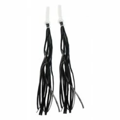 Custom Vélo Franges De Guidon En Cuir Noir