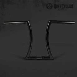 Custom Vélo Guidon Ruff Ron Bar Long Noir 22.2mm