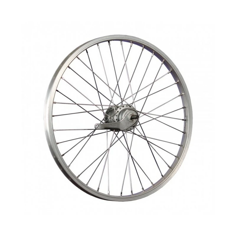 Custom Vélo Roue Arrière Aluminium 20" 36 Rayons Rétropédalage 3 Vitesses Argent 1 Custom Vélo Roue Arrière Aluminium 20" 36 Rayons Rétropédalage 3 Vitesses Argent