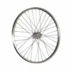 Custom Vélo Roue Arrière Aluminium 24" 36 Rayons Rétropédalage Argent