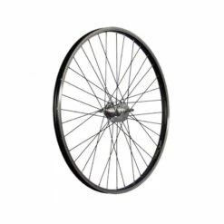 Custom Vélo Roue Arrière Aluminium 26" 36 Rayons Rétropédalage Noir / Argent