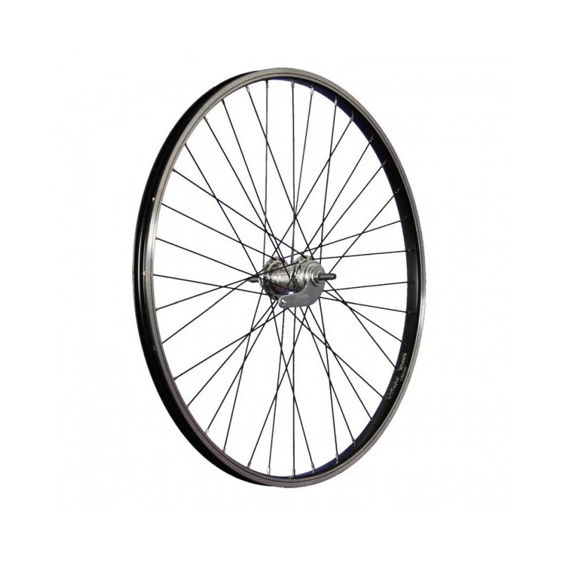 Custom Vélo Roue Arrière Aluminium 26" 36 Rayons Rétropédalage Noir / Argent 1 Custom Vélo Roue Arrière Aluminium 26" 36 Rayons Rétropédalage Noir / Argent