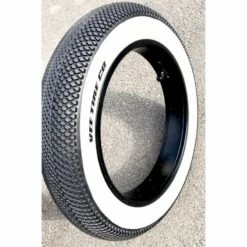 Custom Vélo Pneu Fatbike E-Speedster 20 X 4.00 Flanc Blanc 102-406