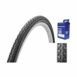 Custom Vélo Pneu Innova City 28 X 1.50 (40-622) 700x38C Chambre à Air Incluse, Protection Anti Crevaison Et Homologation E-Bike