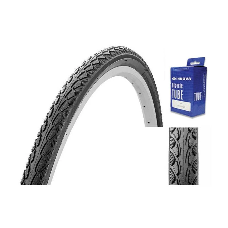 Custom Vélo Pneu Innova City 28 X 1.50 (40-622) 700x38C Chambre à Air Incluse, Protection Anti Crevaison Et Homologation E-Bike 1 Custom Vélo Pneu Innova City 28 X 1.50 (40-622) 700x38C Chambre à Air Incluse, Protection Anti Crevaison Et Homologation E-Bike