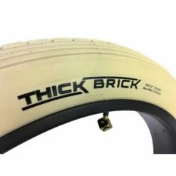 Custom Vélo Pneu Vélo Thick Brick 24 X 3.00 Crème 75-507 -Custom Vélo Soldes pneu thick brick 24 x 300 creme velo chopper cruiser pouces large pour 1 2
