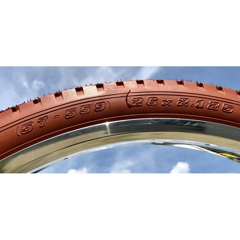 Custom Vélo Pneu StreetKing 26 X 2.125 Rouge Brique 57-559 2 Custom Vélo Pneu StreetKing 26 X 2.125 Rouge Brique 57-559 – Image 2