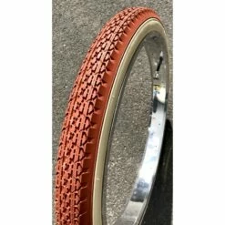 Custom Vélo Pneu StreetKing 26 X 2.125 Rouge Brique Flanc Crème 57-559