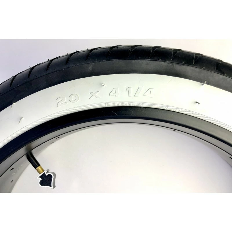 Custom Vélo Pneu Street Hog III 20 X 4 1/4 Flanc Blanc 3 Custom Vélo Pneu Street Hog III 20 X 4 1/4 Flanc Blanc – Image 3