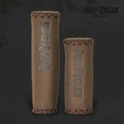 Custom Vélo Poignée Ruff Cycles Grips Cuir Marron Alcantara Court Et Long -Custom Vélo Soldes poignee ruff cycles grips cuir marron alcantara 2 velo chopper court et long 1