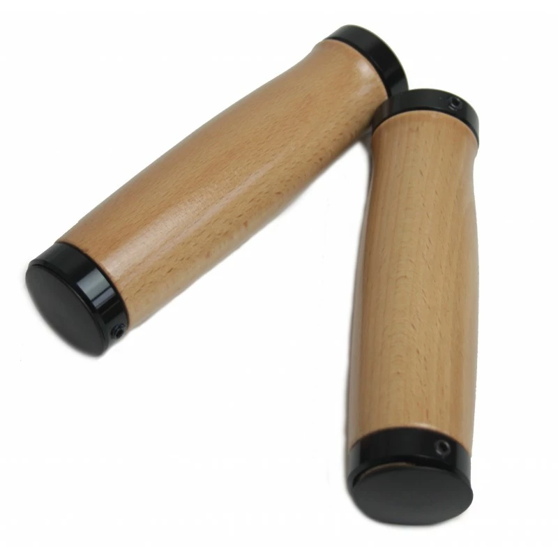 Custom Vélo Poignée Vélo Lock-Off Bois De Hêtre 2 Custom Vélo Poignée Vélo Lock-Off Bois De Hêtre – Image 2