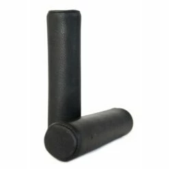 Custom Vélo Poignée Vélo Cuir Véritable Noir