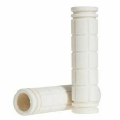 Custom Vélo Poignée Vélo Soft Rubber Grip Blanche