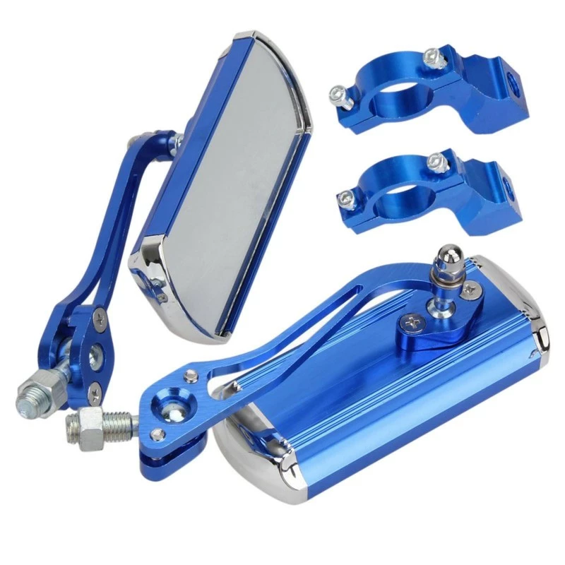 Custom Vélo Set De 2 Rétroviseurs Vélo Custom Bleu 1 Custom Vélo Set De 2 Rétroviseurs Vélo Custom Bleu
