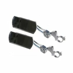 Custom Vélo Set De 2 Rétroviseurs Vélo Custom Chrome -Custom Vélo Soldes retroviseur velo custom chrome nouveau accessoire 1 3