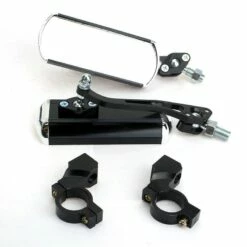 Custom Vélo Set De 2 Rétroviseurs Vélo Custom Noir -Custom Vélo Soldes retroviseur velo custom noir nouveau accessoire 1 2