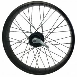 Custom Vélo Roue Arrière 24" 82mm Alu Noir Mat 8 Vitesses -Custom Vélo Soldes roue arriere 24 82mm alu noir mat 8 vitesses interne jante large pour velo 2