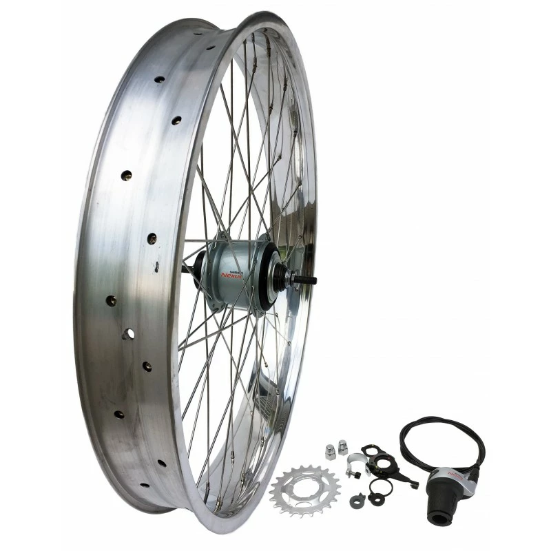 Custom Vélo Roue Arrière 24" 82mm Alu Poli Chrome 8 Vitesses 2 Custom Vélo Roue Arrière 24" 82mm Alu Poli Chrome 8 Vitesses – Image 2