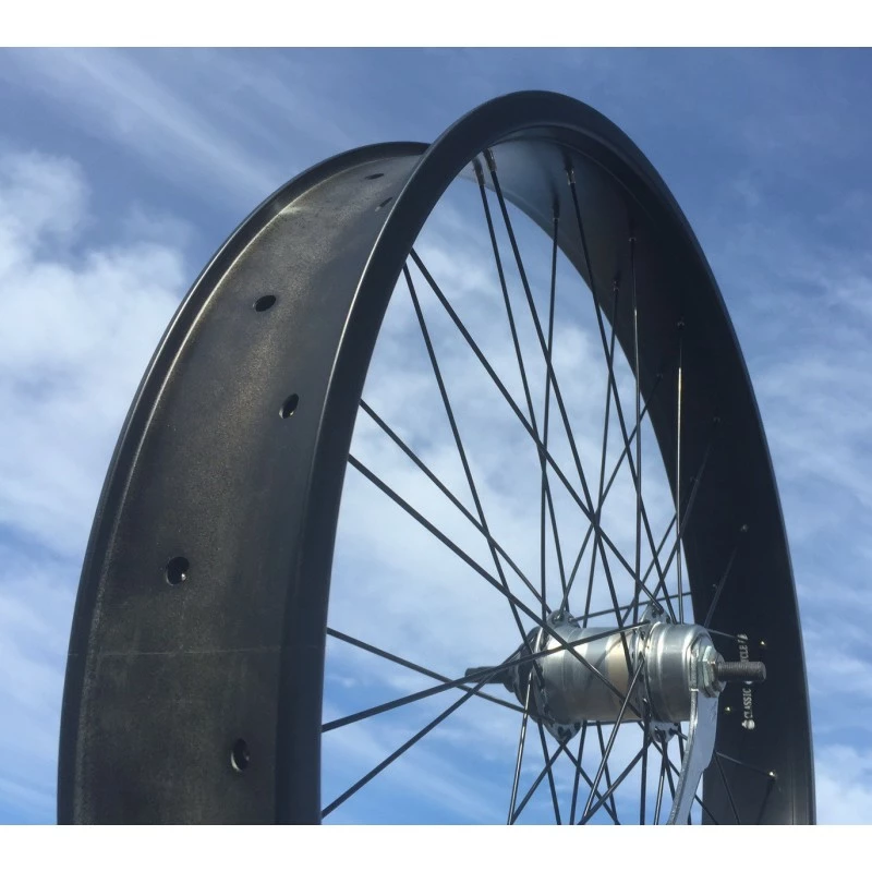 Custom Vélo Roue Arrière 26" 82mm Alu Noir Mat 3 Vitesses 4 Custom Vélo Roue Arrière 26" 82mm Alu Noir Mat 3 Vitesses – Image 4