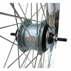 Custom Vélo Roue Arrière 26" 82mm Alu Poli Chrome 8 Vitesses -Custom Vélo Soldes roue arriere 26 82mm alu poli chrome 8 vitesses jante large pour velo 2