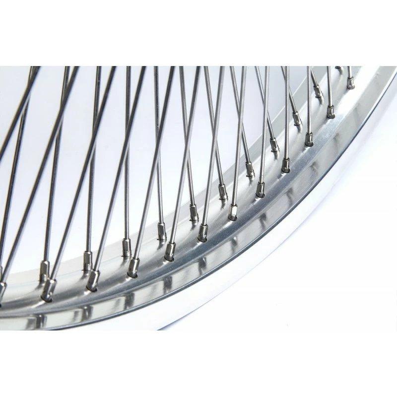 Custom Vélo Roue Arrière Chrome 26" 140 Rayons 50mm 5 Custom Vélo Roue Arrière Chrome 26" 140 Rayons 50mm – Image 5