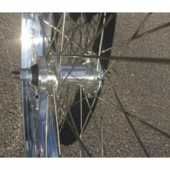 Custom Vélo Roue Avant 26" 82mm Alu Poli Chrome Disque -Custom Vélo Soldes roue avant 26 82mm alu poli chrome disque large velo 3