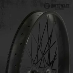 Custom Vélo Roue Ruff Cycles 26" 65mm Noir -Custom Vélo Soldes roue ruff cycles 26 65mm jante large pour velo flat black noir chopper 1